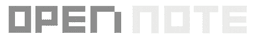 Open Note Logo